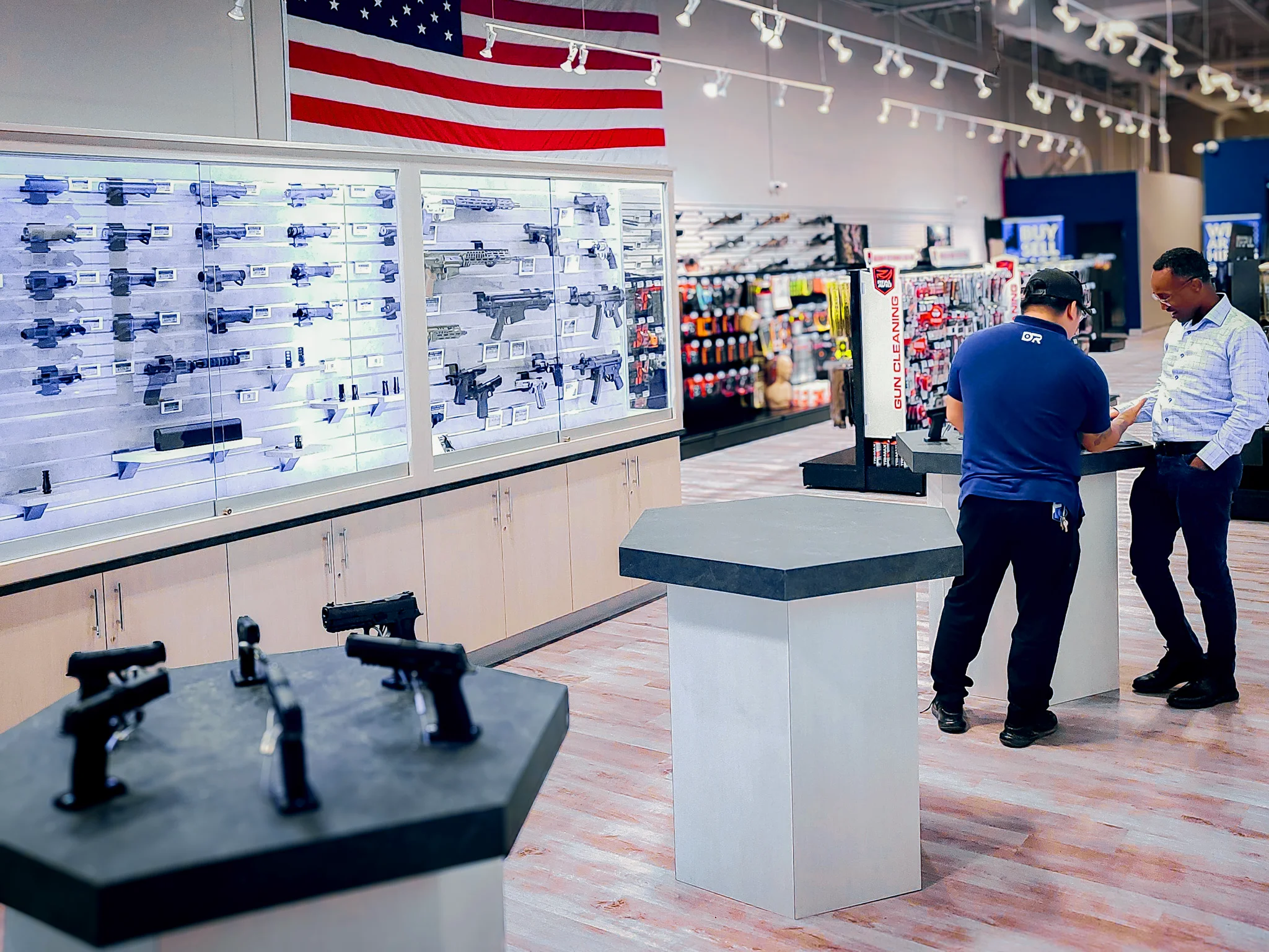 Down Range Guns & Ammo store interior