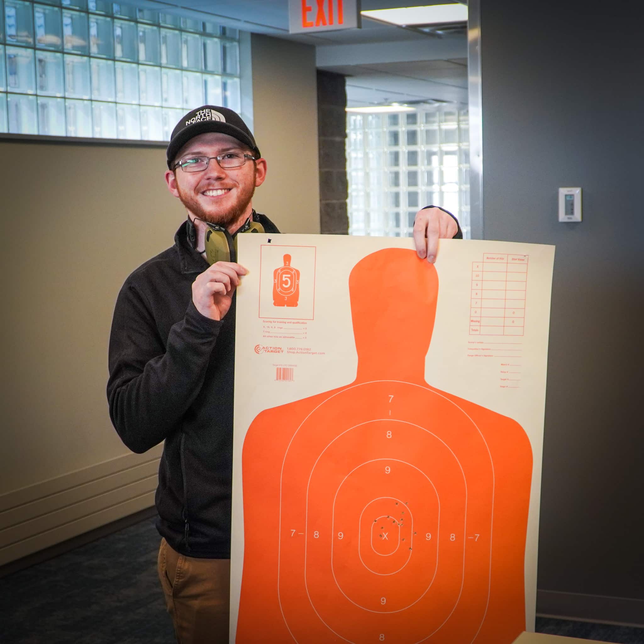 Proud shooter after permit to carry qualification