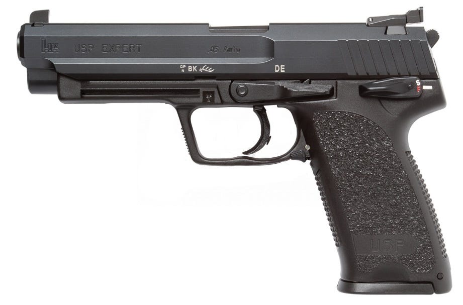 Pistols USP45 EXPERT V1 45ACP 12RD In-store pick up