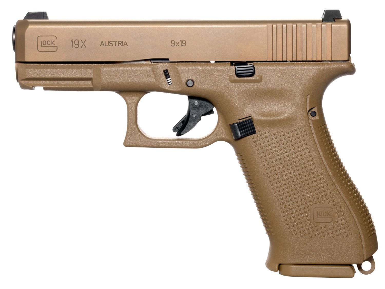 Pistols G19X GEN5 9MM 19RD NS In-store pick up