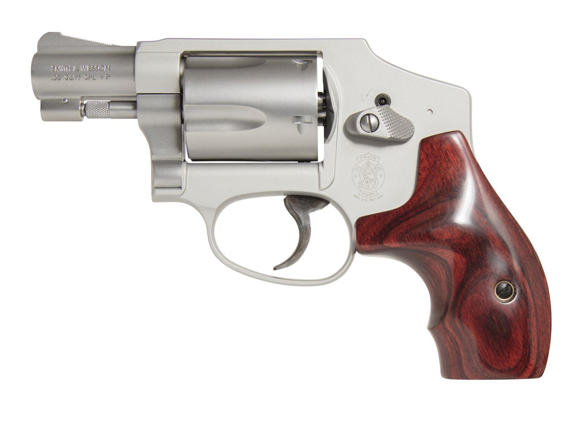 Pistols LADYSMITH 38SP 5RD WOOD GRIP SLVR In-store pick up