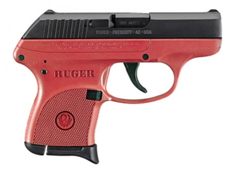 Pistols LCP .380 6+1 RED TITANIUM In-store pick up