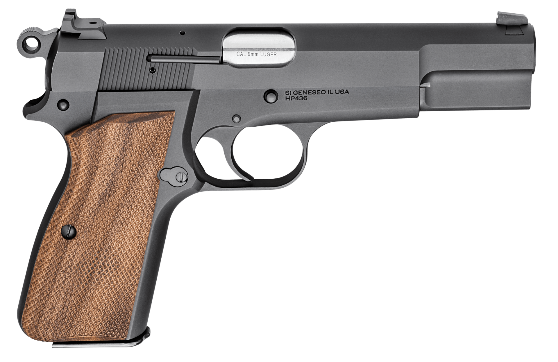 1911s SA-35 9MM 15RD WOOD GRIPS BLUE In-store pick up