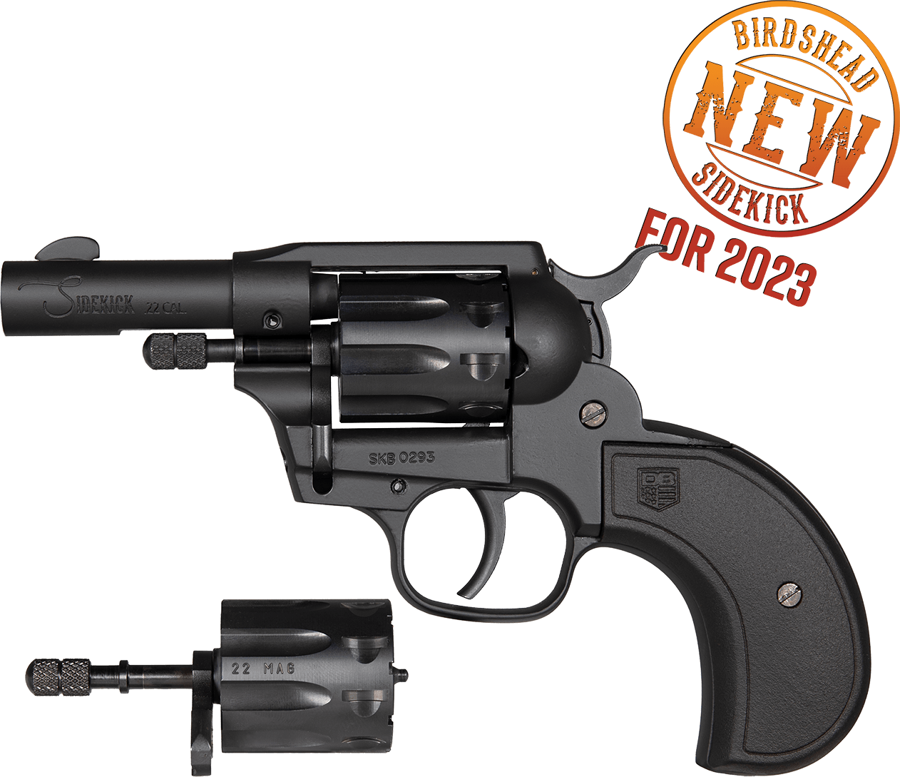 Pistols SIDEKICK BIRDSHED 22LR/22WMR 9RD DA In-store pick up