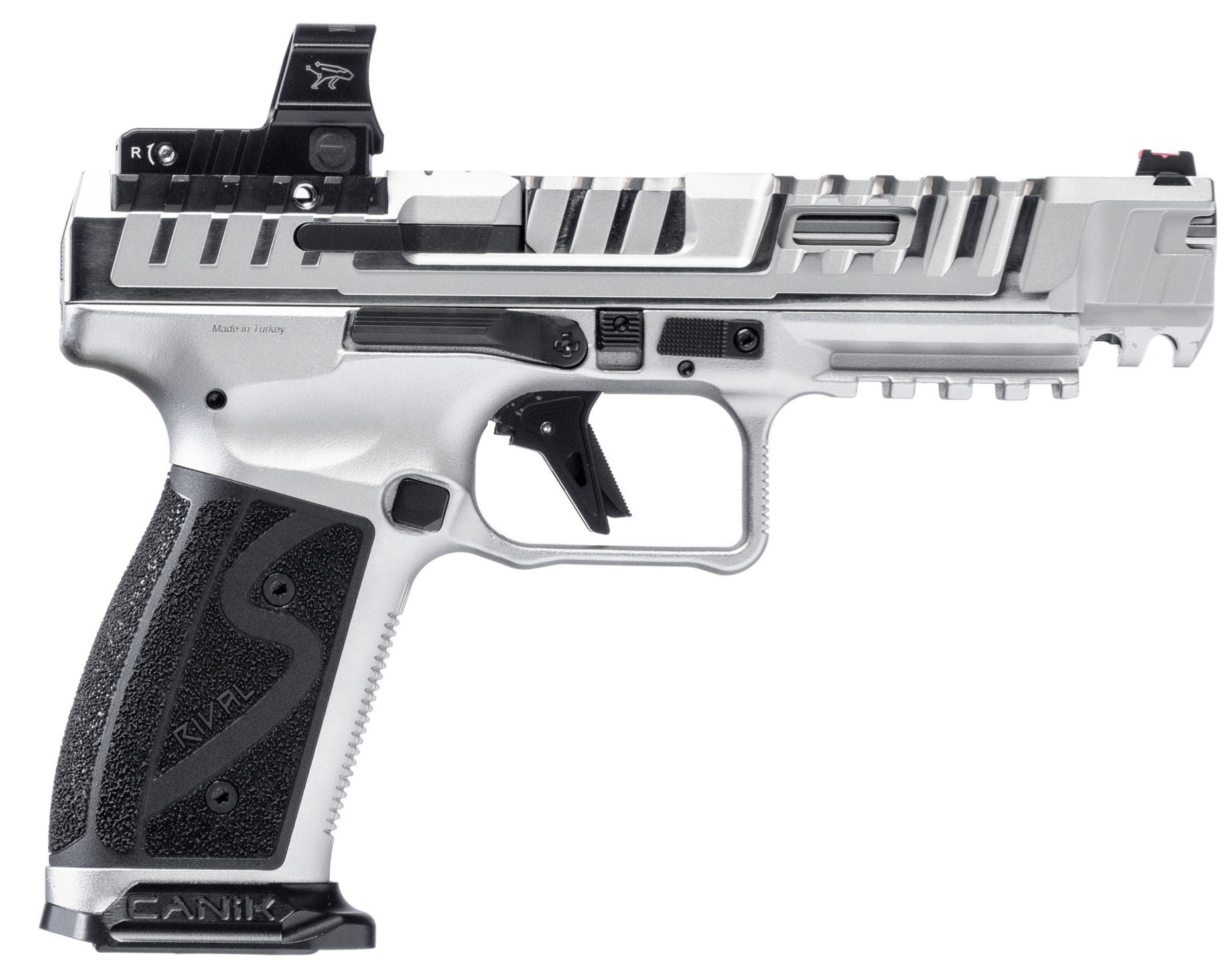 Pistols SFX RIVAL-S 9MM 18RD CHRM W/ OPTIC In-store pick up