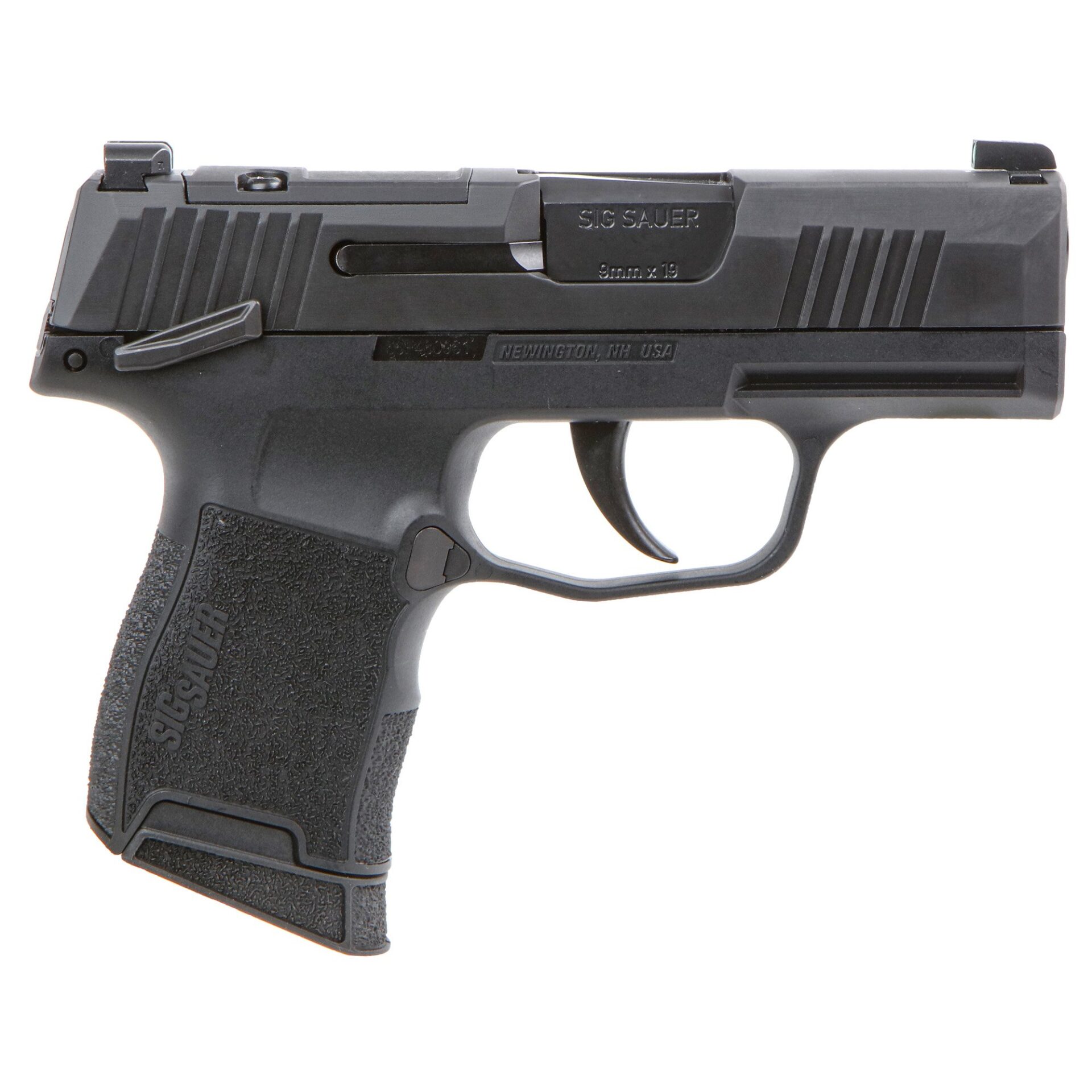 Pistols P365 9MM 10RD BLK OR NS MS In-store pick up