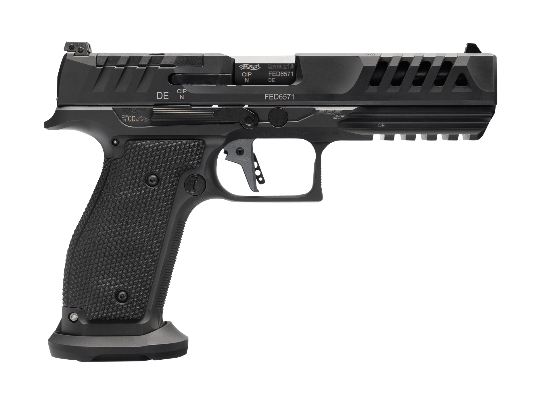 Pistols PDP SF MATCH 9MM 18RD BLK OR In-store pick up