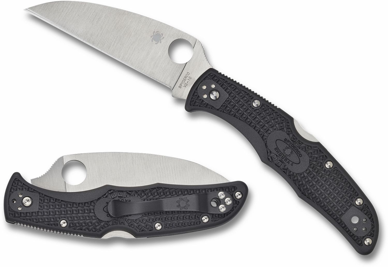 SPYDERCO ENDURA 4 LIGHTWEIGHT WHARNCLIFFE BLK