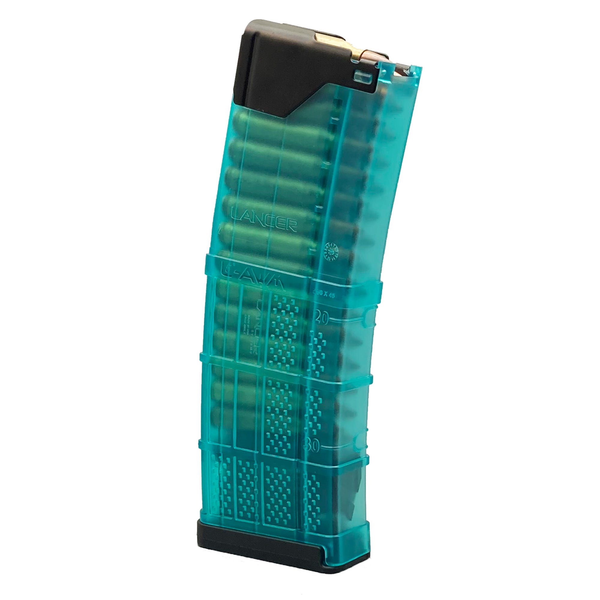 LANCER L5AWM AR-15 MAG .223REM/5.56 NATO 30RD BLUE MAG