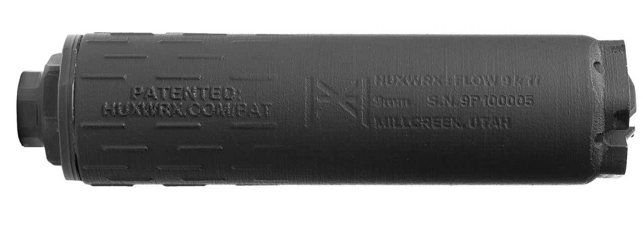 HUXWRX FLOW 9K TI 9MM SUPPRESSOR | BLACK