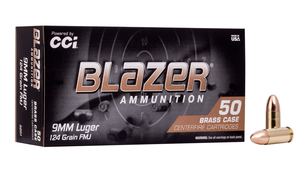 BLAZER BRASS 9MM LUGER 124GR FMJ 50RD
