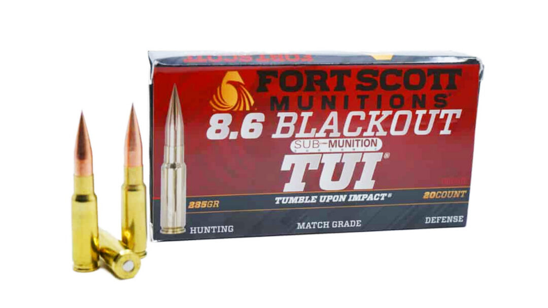 FORT SCOTT 8.6 BLACKOUT AMMO | 235GR TUI | 20RD BOX