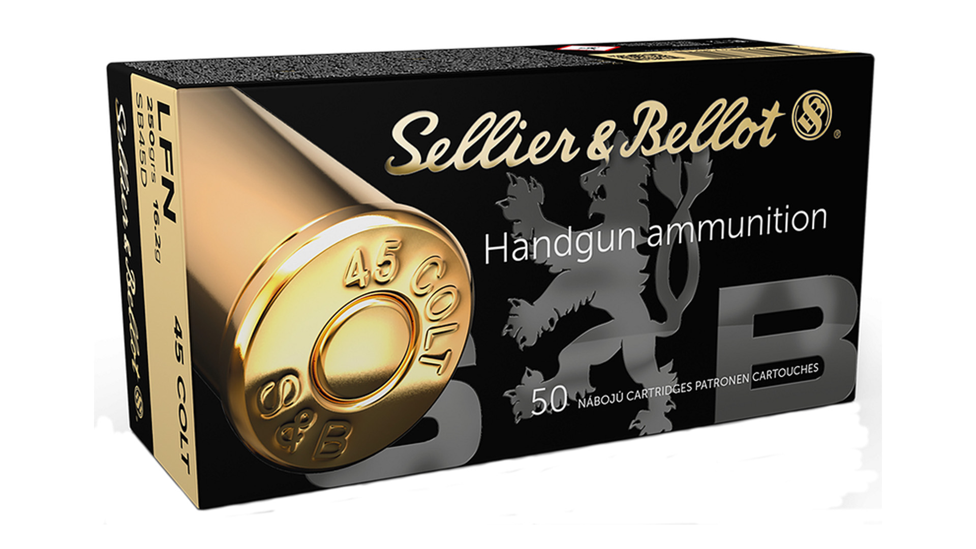 SELLIER & BELLOT 45 COLT AMMO | 230GR LFN | 50RD BOX