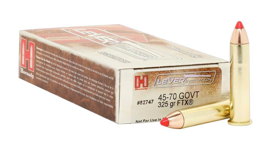 HORNADY 45-70 GOV 325GR FTX LEVERevolution 20RD