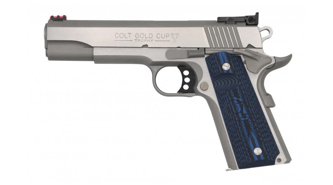 COLT 1911 GOLD CUP LITE 5" 45 ACP | STAINLESS/BLUE