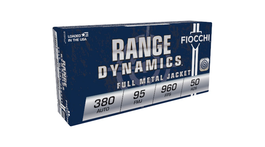 FIOCCHI RANGE DYNAMICS .380 AUTO 95GR 50RDS