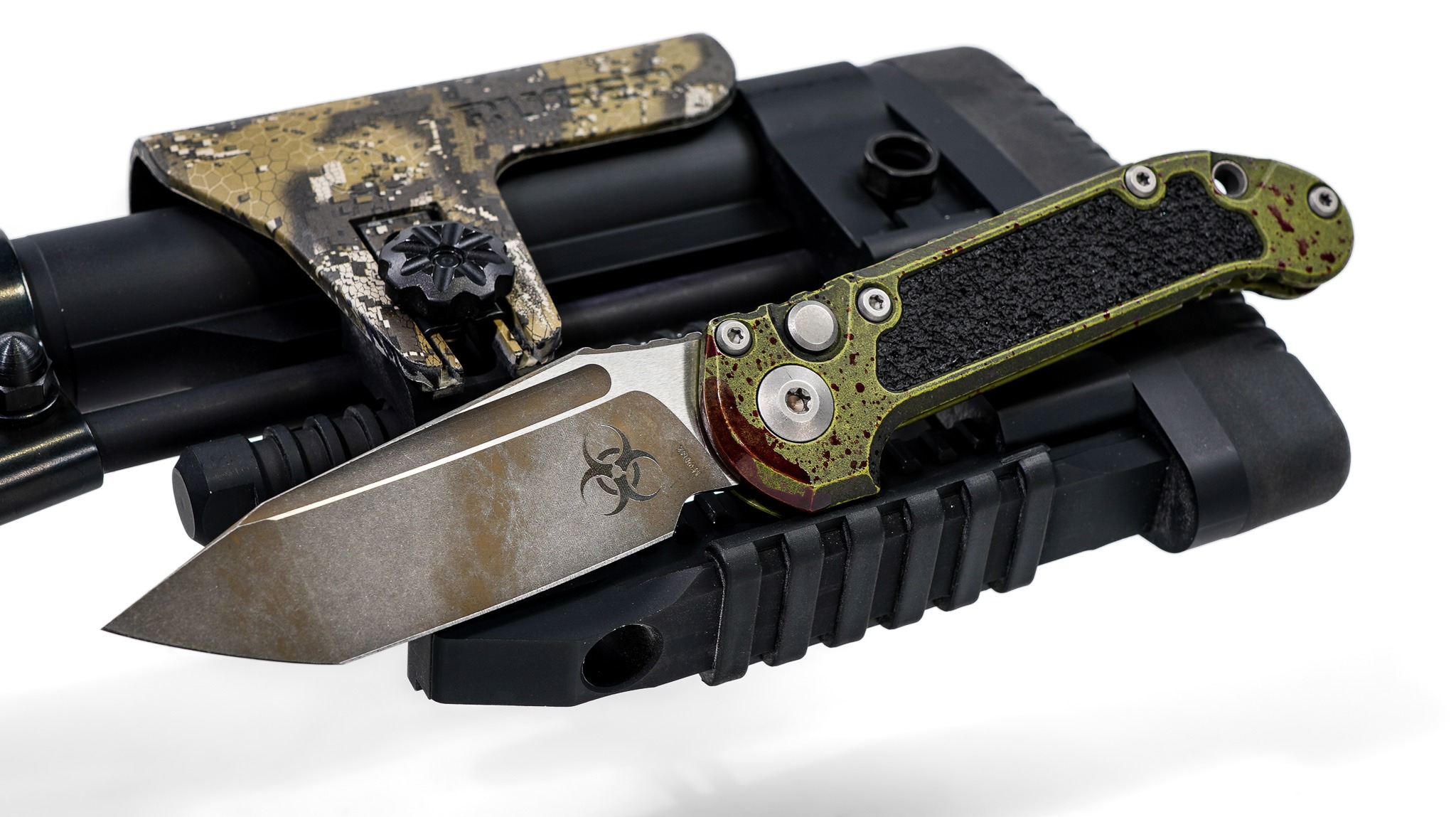 MICROTECH LUDT GEN III T/E AUTO FOLDING KNIFE - OUTBREAK SIGNATURE SERIES 1136-1 OBS