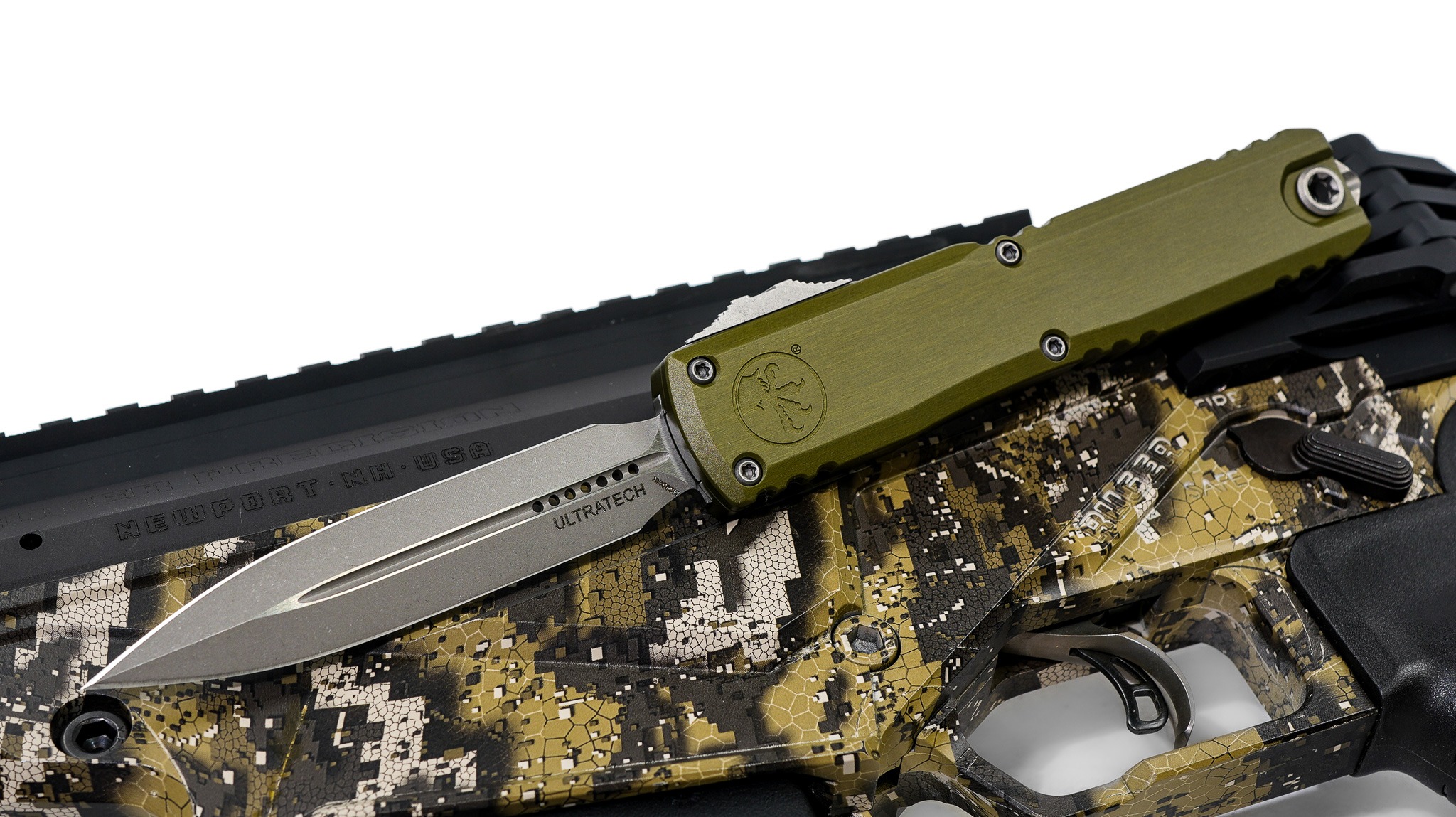 MICROTECH ULTRATECH ZBP D/E OTF KNIFE - OD GREEN 1122-10 APOD