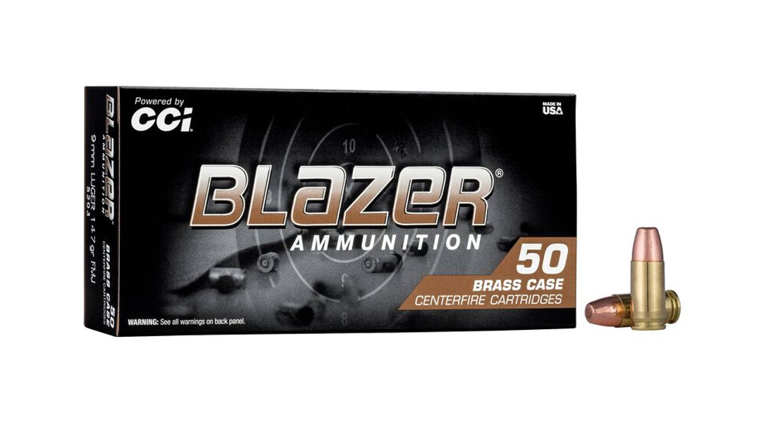 BLAZER BRASS 9MM LUGER 147GR FMJ 50RD