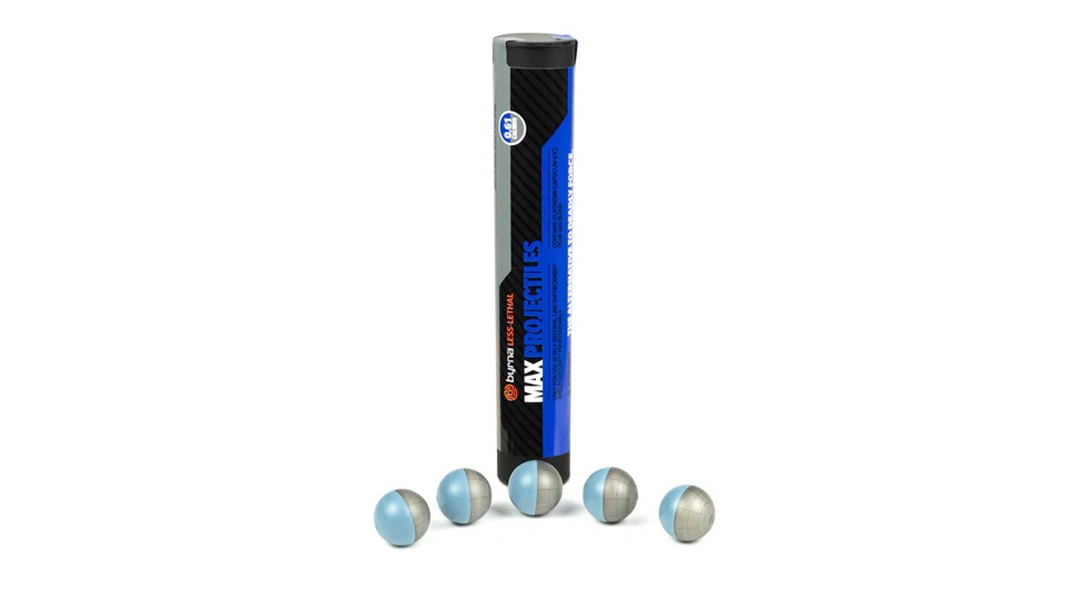 BYRNA MAX PROJECTILES | 5 COUNT TUBE | .61 CAL