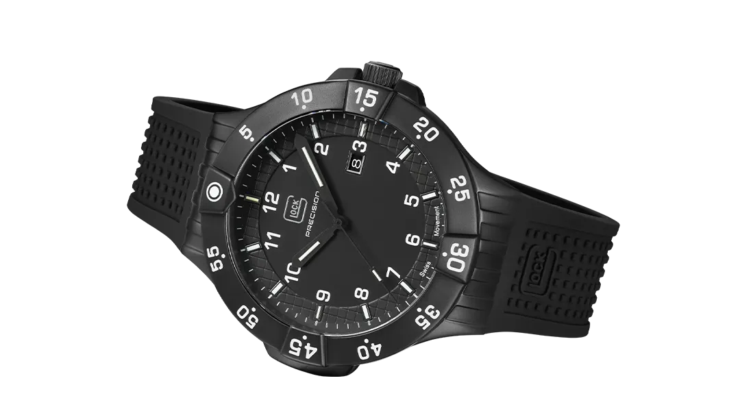 GLOCK WATCH GW-15-3-22 GUNMETAL/BLACK