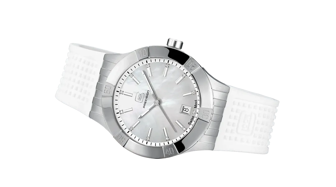 GLOCK WATCH GW-32-1-20 SILVER TONE/WHITE