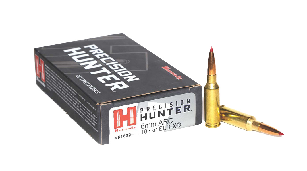 HORNADY PRECISION HUNTER 6MM ARC AMMO | 103GR ELD-X | 20RD BOX