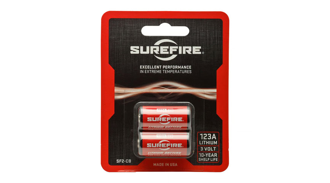 SUREFIRE CR123A BATTERIES 2PK