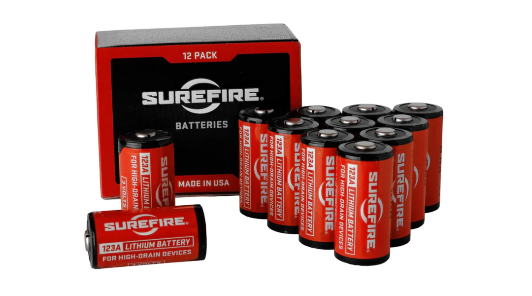 SUREFIRE CR123A BATTERIES 12PK