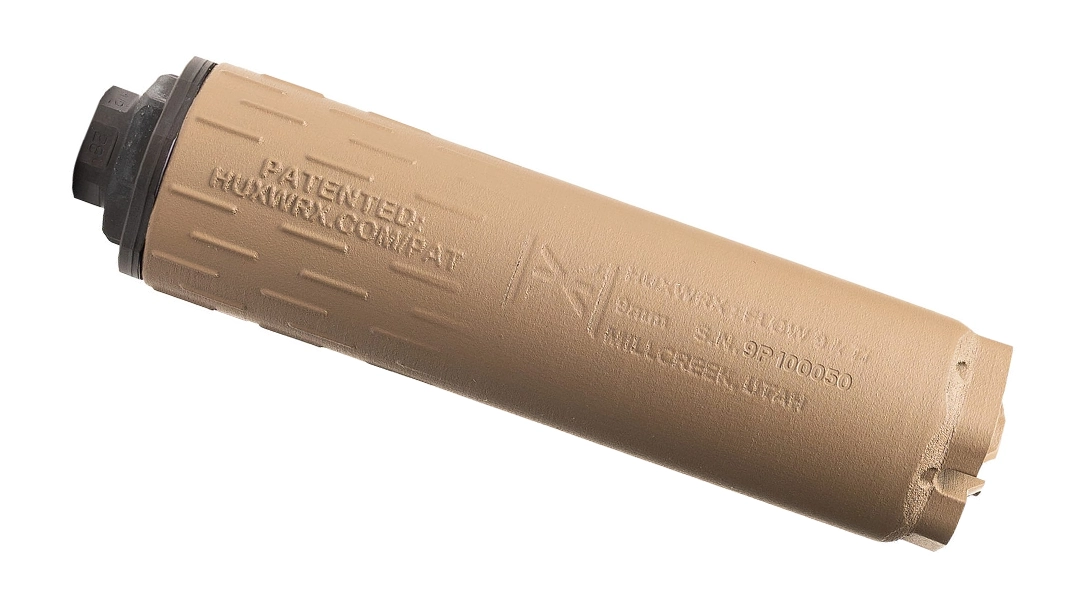 HUXWRX FLOW 9K TI 9MM SUPPRESSOR | FDE