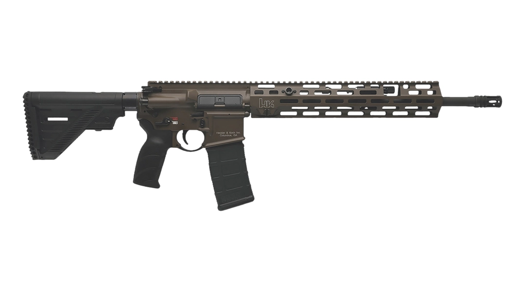 HK MR556 A4 5.56 NATO RIFLE 16.5" | PATRIOT BROWN