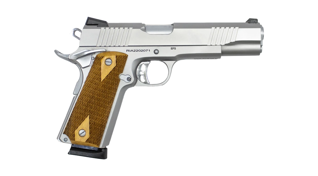 ROCK ISLAND STANDARD FS 1911 45 ACP 8RD | STAINLESS