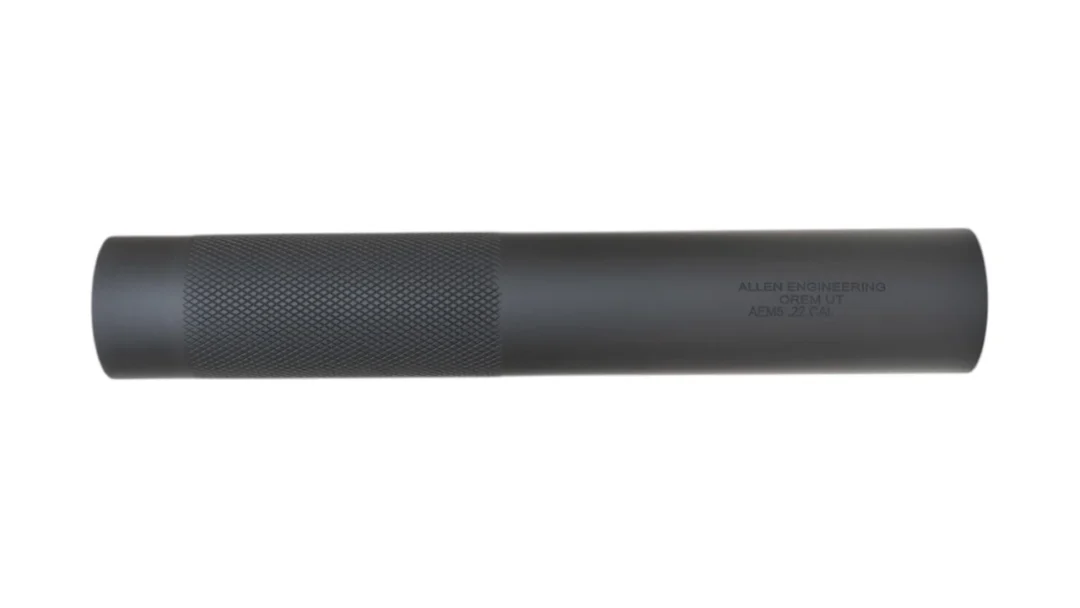 ALLEN ENGINEERING AEM5 .22CAL SUPPRESSOR _ BLACK-850081719106