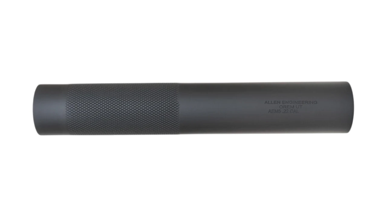 ALLEN ENGINEERING AEM5 5.56MM SUPPRESSOR | BLACK
