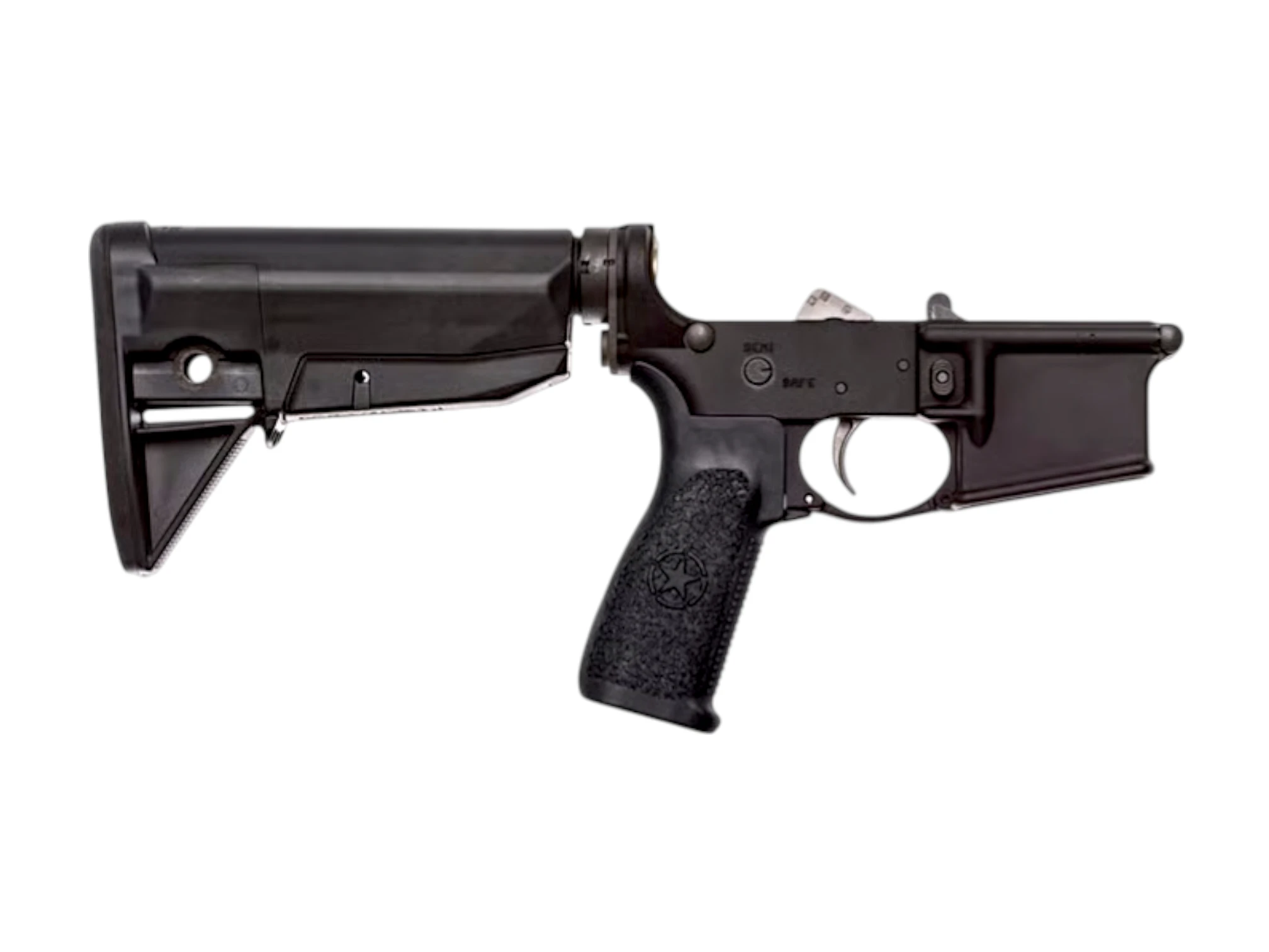 BCM BCM4 COMPLETE LOWER | GUNFIGHTER STOCK | BLACK