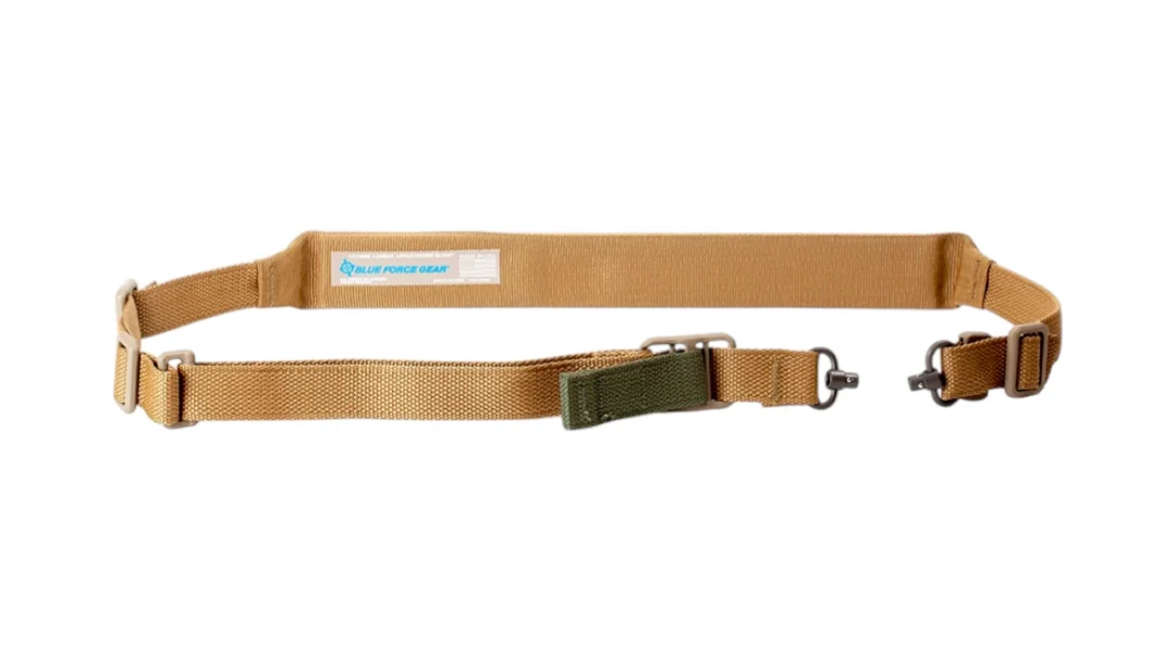 BLUE FORCE VICKERS 221 PADDED SLING _ PUSH BUTTON _ COYOTE BROWN