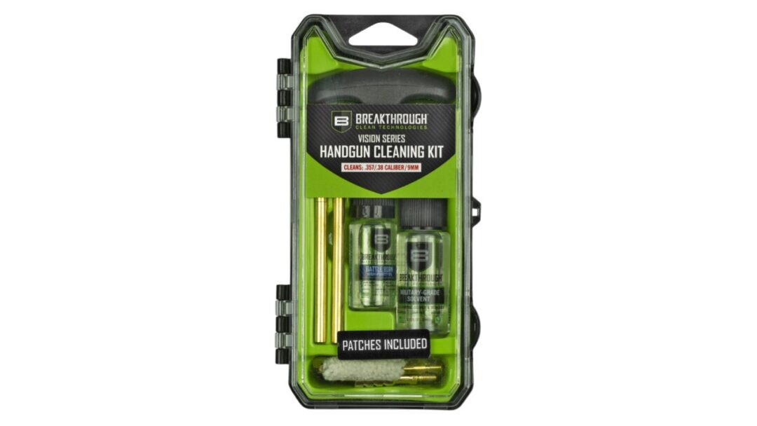 BREAKTHROUGH VISION HANDGUN CLEANING KIT FOR .357_.38 CALIBER_9MM