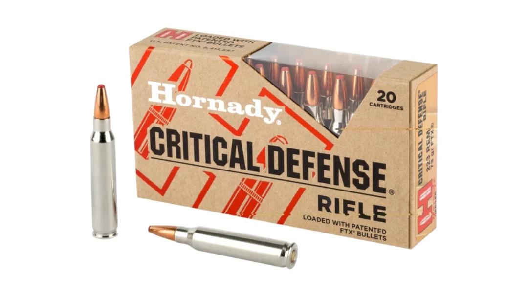 HORNADY CRITICAL DEFENSE 223REM AMMO _ 73GR FTX_090255802603