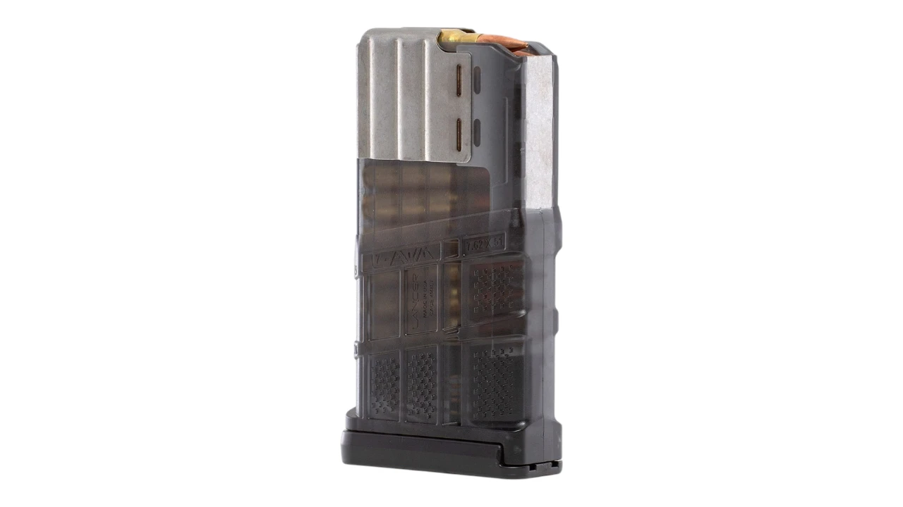 LANCER L7AWM 7.62 20RD MAGAZINE | TRANSLUCENT SMOKE