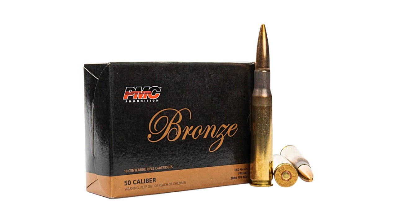 PMC BRONZE .50 BMG 660GR FMJ BT 10RD