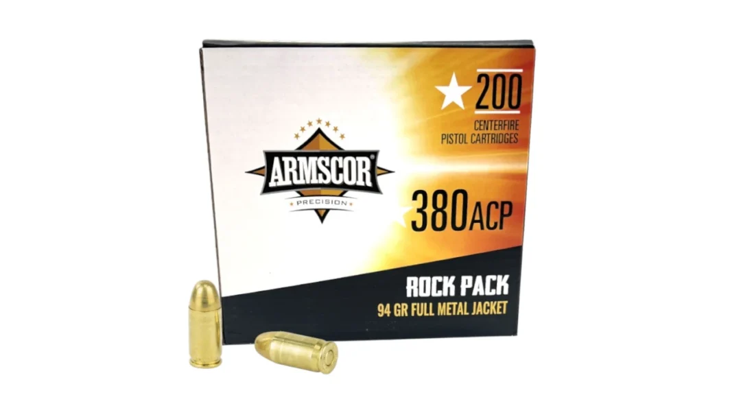ARMSCOR 380 ACP AMMO _ 95GR FMJ _ 4806015503460