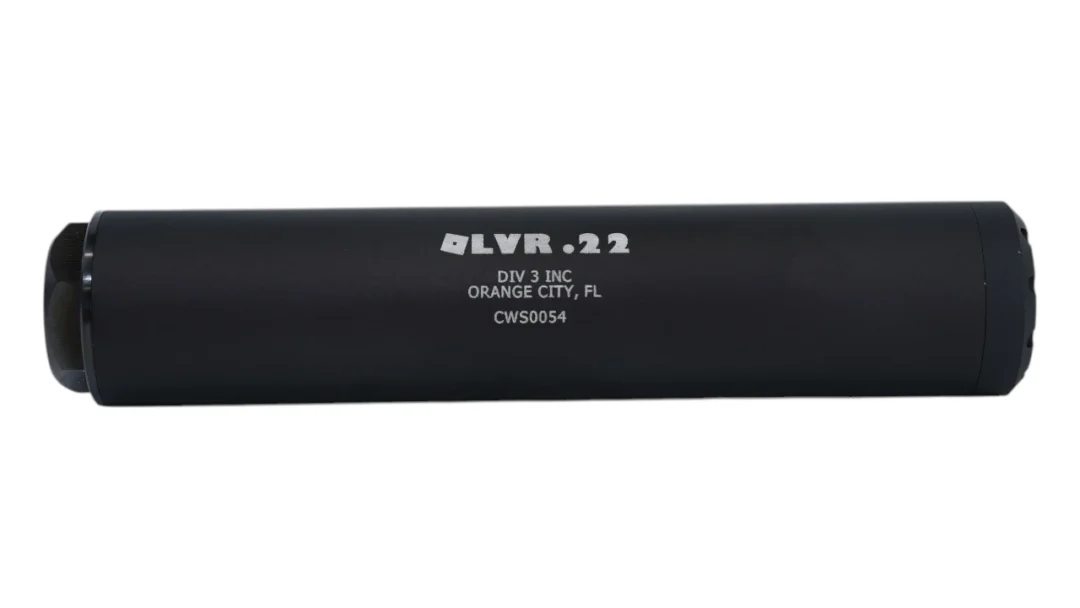 DIVISION 3 OLVR22 22CAL SUPPRESSOR | BLACK