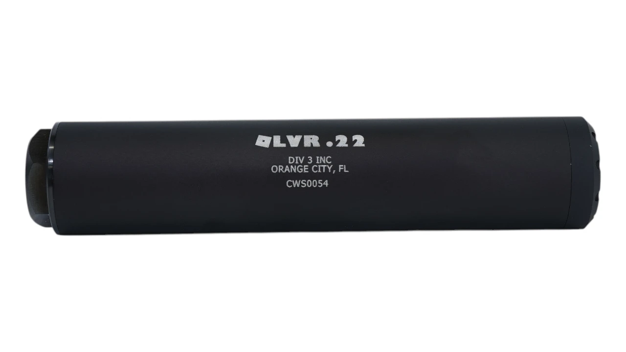 DIVISION 3 OLVR22 22CAL SUPPRESSOR | BLACK