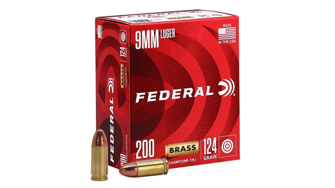 FEDERAL-CHAMPION-9MM-AMMO-124GR FMJ-200RD-C9124A200