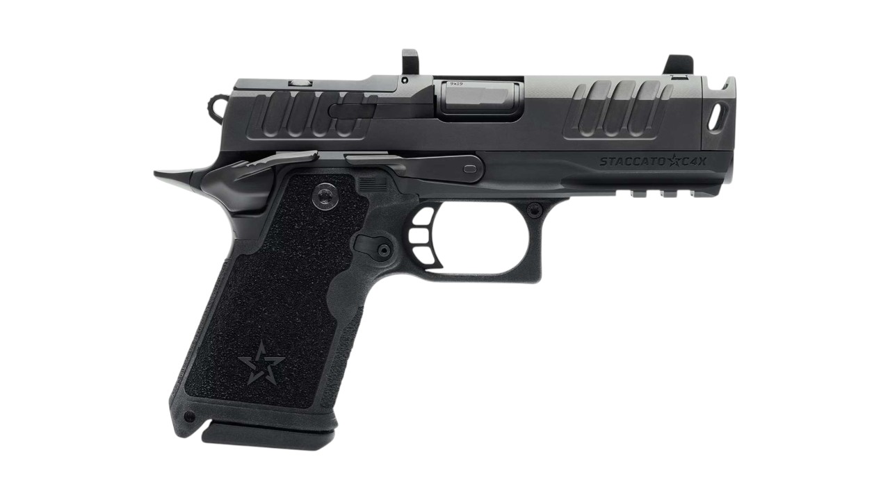 STACCATO HD C4X STANDARD PACKAGE 9MM 15RD 4" DLC COMP