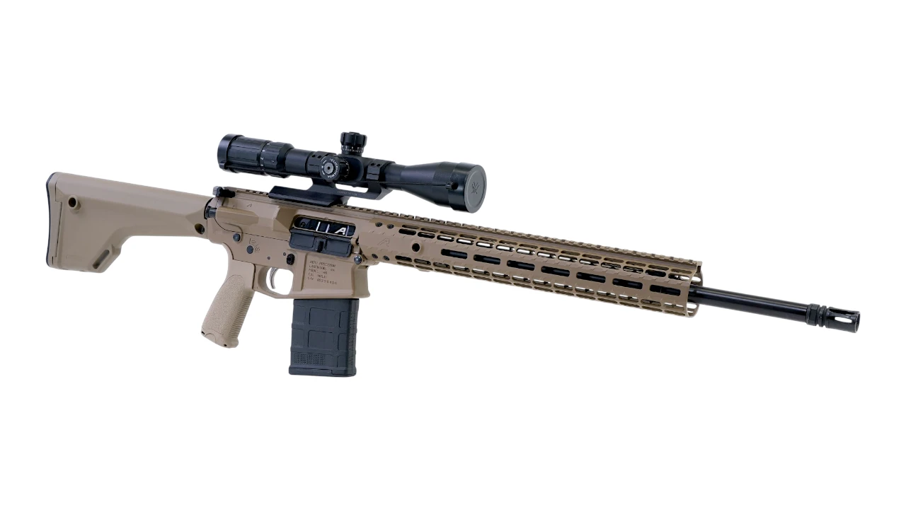 AERO PRECISION M5 AR10 .308WIN 20" 20RD | SCOPE | FDE