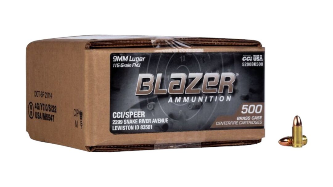 BLAZER BRASS 9MM 115GR FMJ 500RD