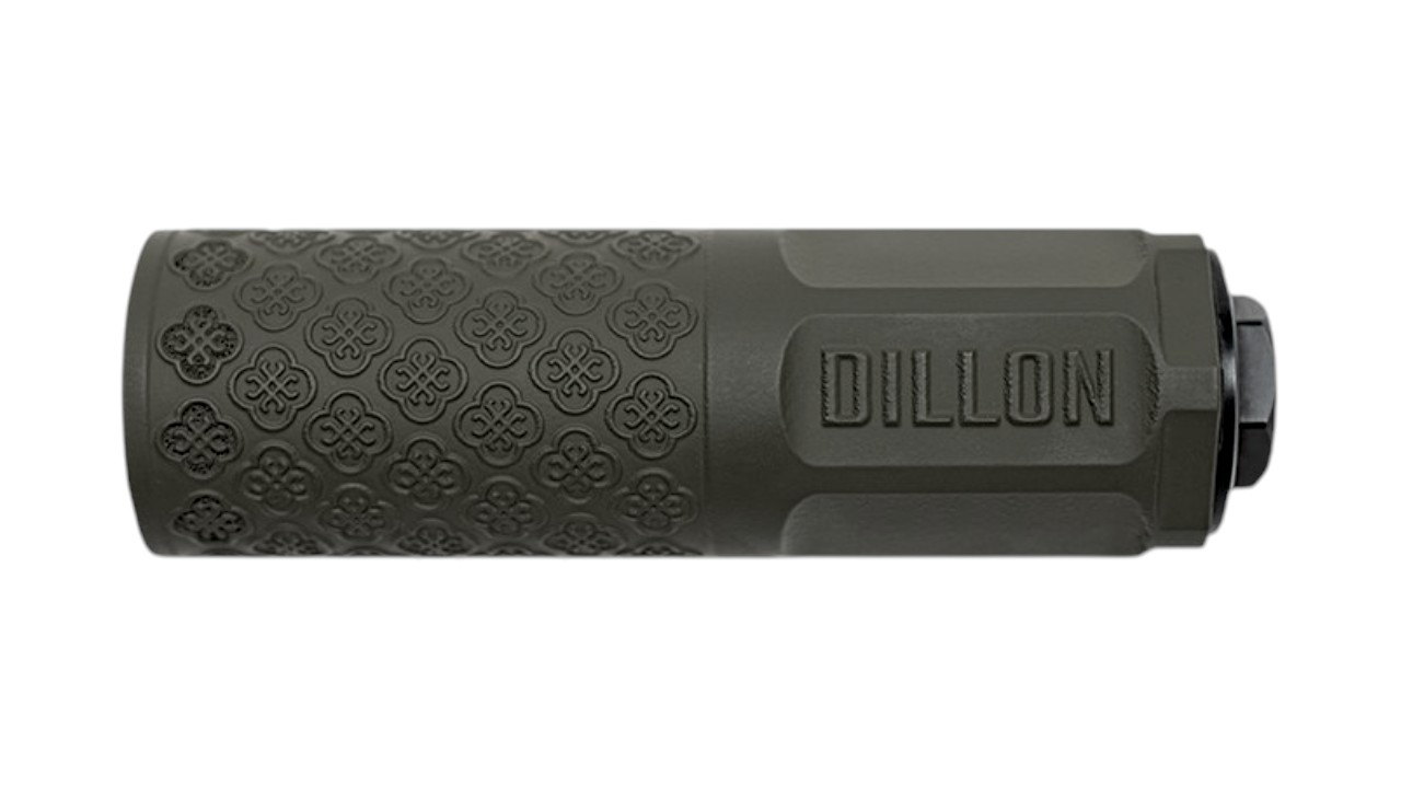 DILLON RIFLE COMPANY DRC556 TI SUPPRESSOR | BLACK PATTERNED