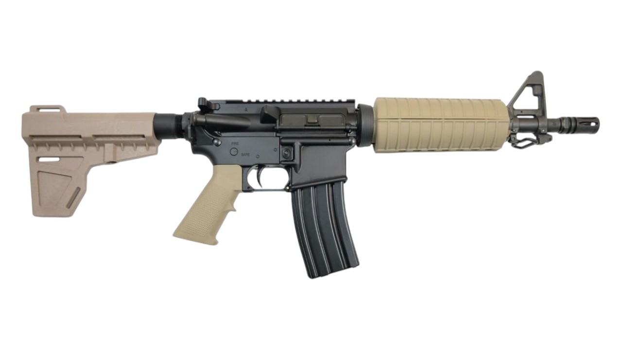 PSA AR-15 PISTOL CLASSIC SHOCKWAVE 5.56 10.5" | FDE