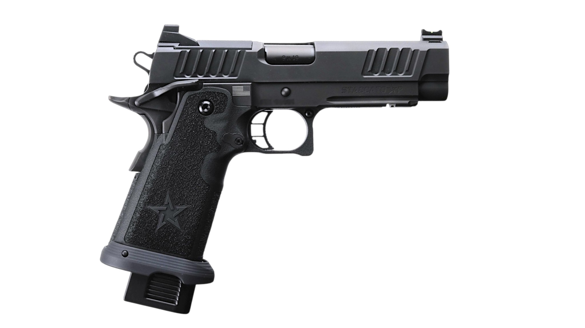 STACCATO P 9MM 17RD 4.4" DLC BULL BARREL